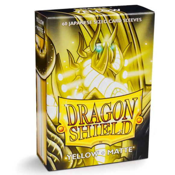 DRAGON SHIELD BUSTE PROTETTIVE MINI JAPANESE DA 60 - MATTE YELLOW