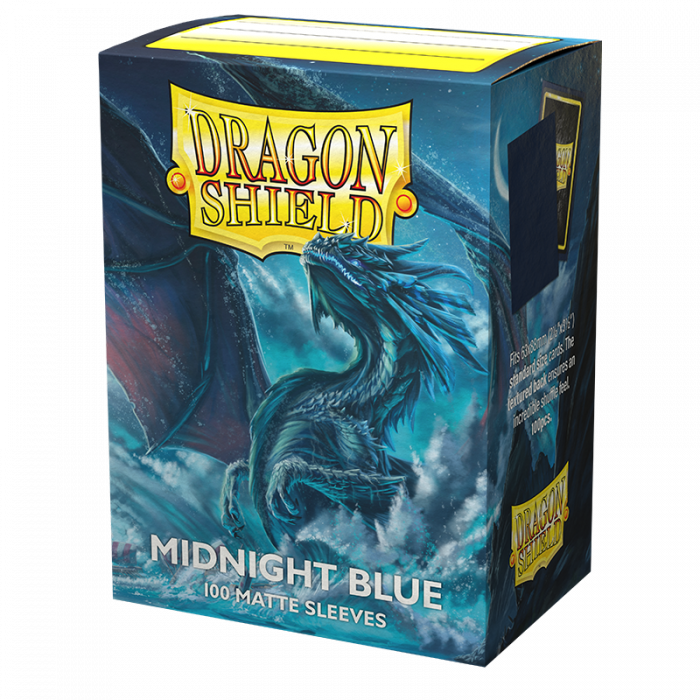 DRAGON SHIELD BUSTE PROTETTIVE STANDARD DA 100 - MATTE MIDNIGHT BLUE