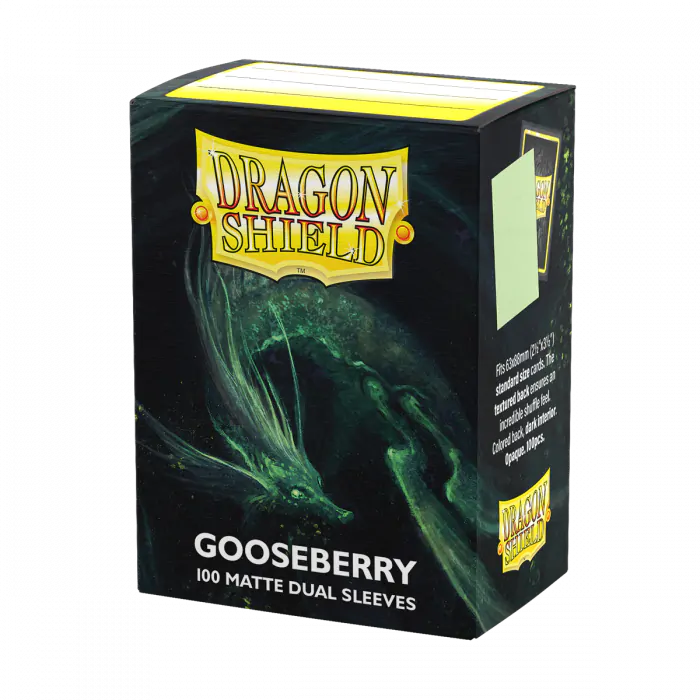 DRAGON SHIELD BUSTE PROTETTIVE STANDARD DA 100 - DUAL MATTE GOOSEBERRY