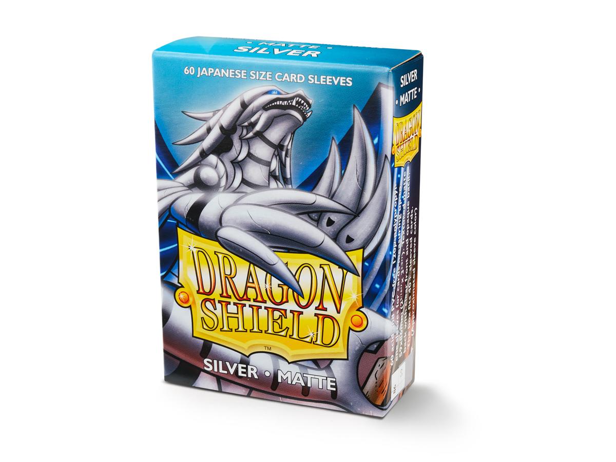DRAGON SHIELD BUSTE PROTETTIVE MINI JAPANESE DA 60 - MATTE SILVER