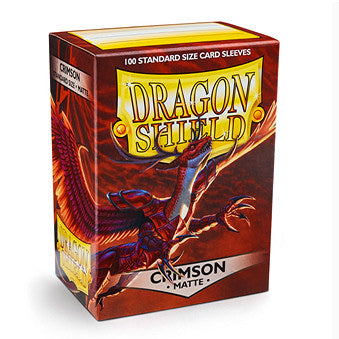 DRAGON SHIELD BUSTE PROTETTIVE STANDARD DA 100 - MATTE CRIMSON