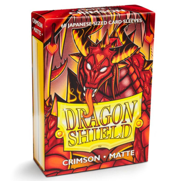 DRAGON SHIELD BUSTE PROTETTIVE MINI JAPANESE DA 60 - MATTE CRIMSON
