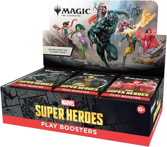 Magic: The Gathering | Marvel Super Heroes Play Booster Display