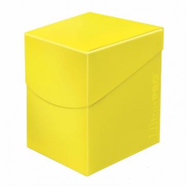 ULTRA PRO ECLIPSE PRO 100+ LEMON YELLOW DECK BOX