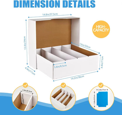Scatola Porta Carte in cartone – Storage Box per 4000 Carte