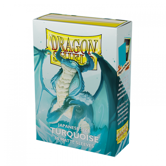 DRAGON SHIELD BUSTE PROTETTIVE MINI JAPANESE DA 60 - MATTE - TURQUOISE
