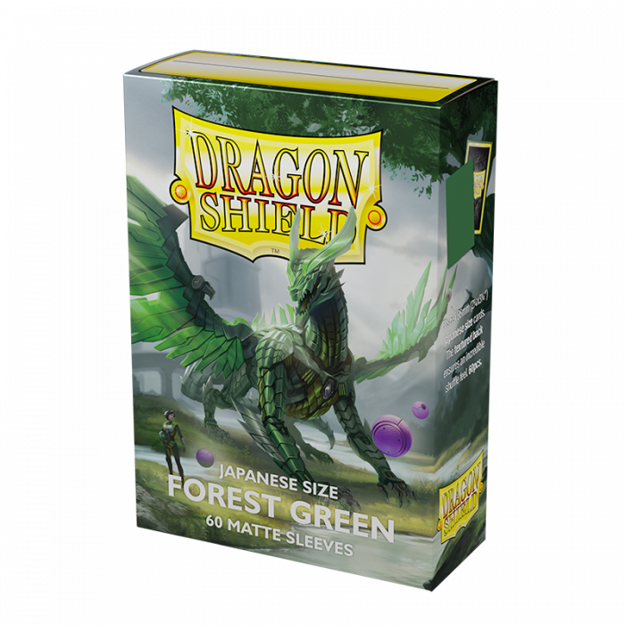 DRAGON SHIELD BUSTE PROTETTIVE MINI JAPANESE DA 60 MATTE - FOREST GREEN