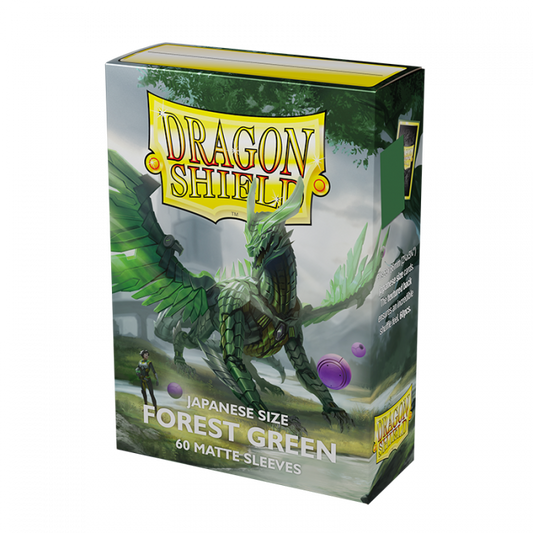 DRAGON SHIELD BUSTE PROTETTIVE MINI JAPANESE DA 60 MATTE - FOREST GREEN