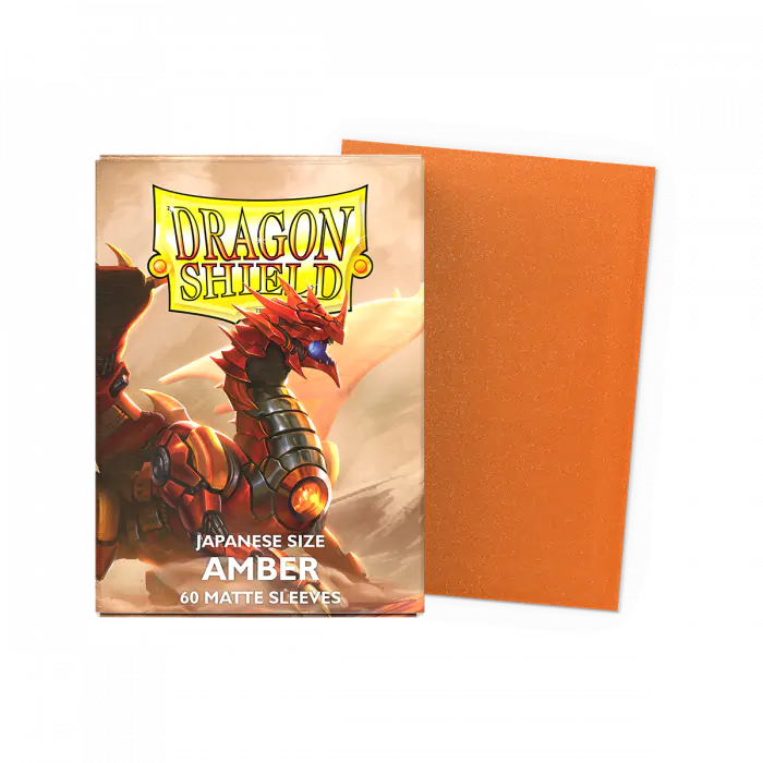 DRAGON SHIELD BUSTE PROTETTIVE MINI JAPANESE DA 60 - MATTE AMBER