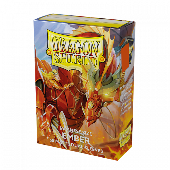 DRAGON SHIELD BUSTE PROTETTIVE MINI JAPANESE DA 60 - MATTE DUAL - EMBER ALARIA WARRIOR PRINCESS