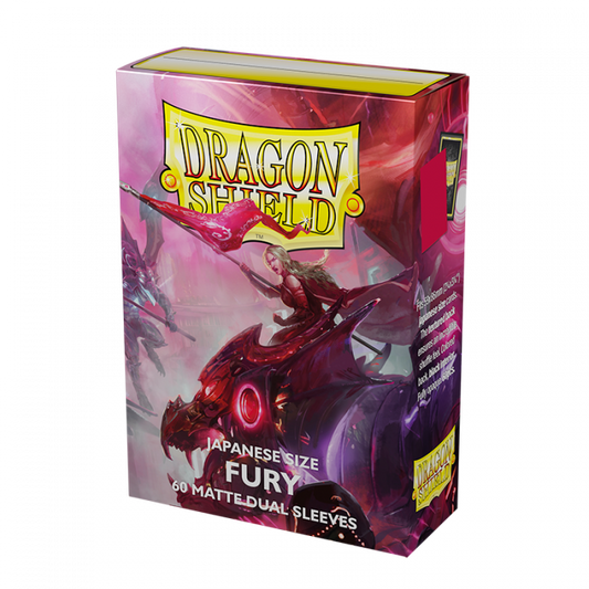 DRAGON SHIELD BUSTE PROTETTIVE MINI JAPANESE DA 60 - MATTE DUAL - FURY ALARIA COMMONWEALTH CHAMPION