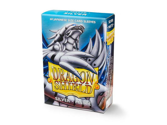 DRAGON SHIELD BUSTE PROTETTIVE MINI JAPANESE DA 60 - MATTE SILVER
